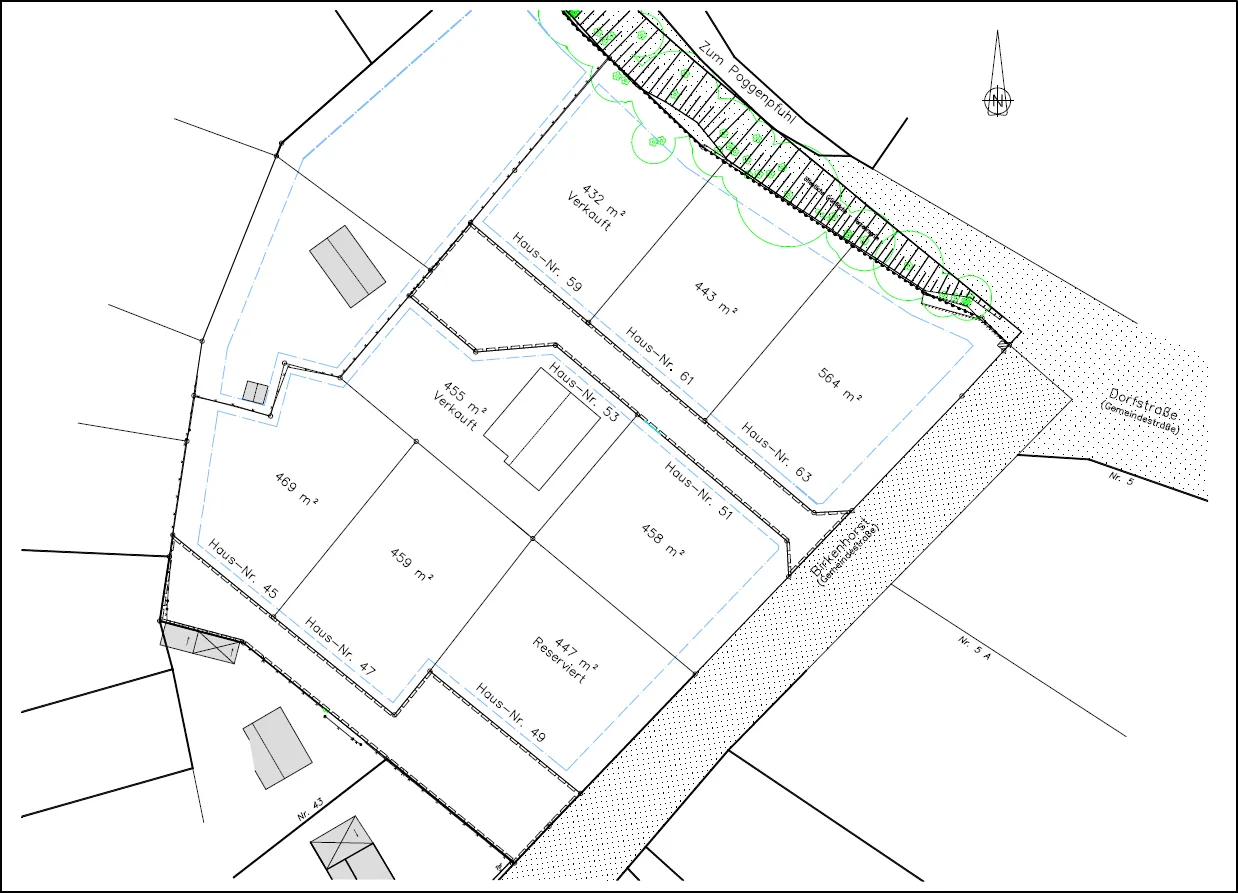 Lageplan Flurstücke